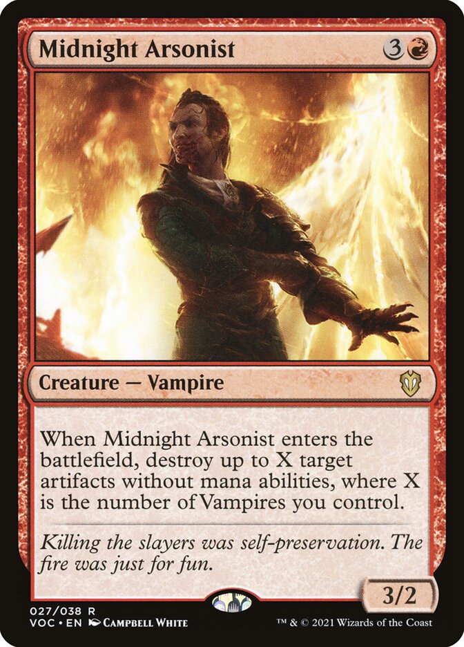Midnight Arsonist 27 (Commander: Innistrad: Crimson Vow)  | Good Games Cannington
