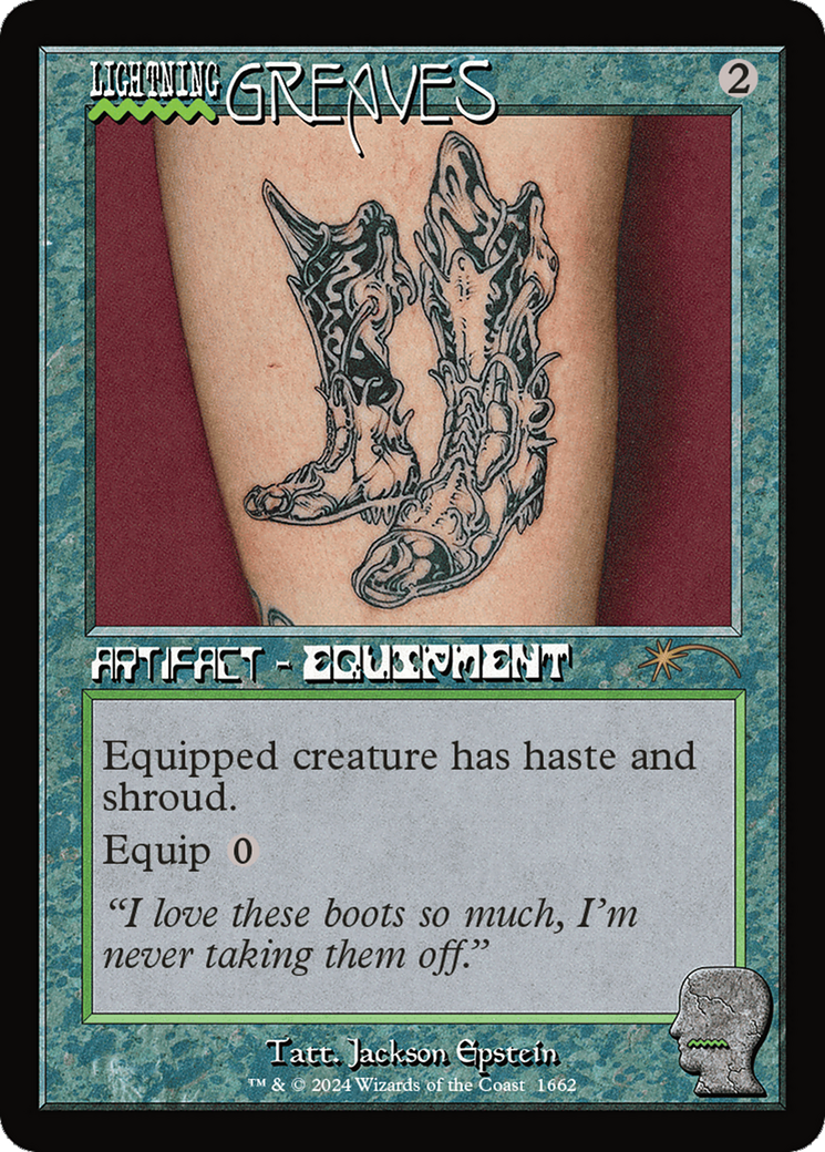 Lightning Greaves (1662) (Rainbow Foil) [Secret Lair Drop Series] | Good Games Cannington