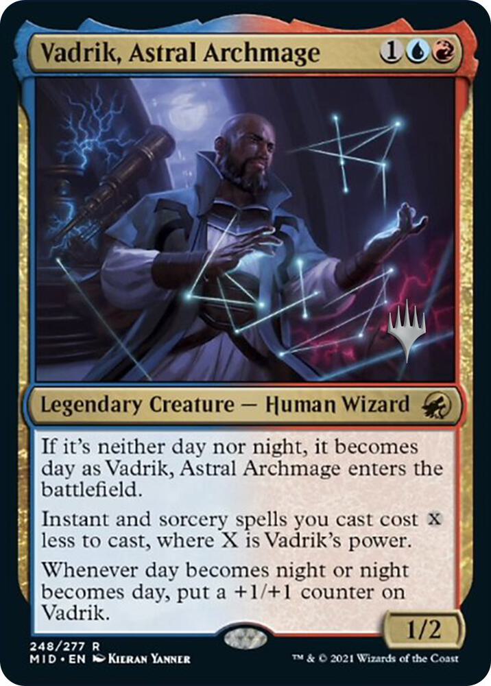 Vadrik Astral Archmage 248p/171 (Promo Pack: Innistrad: Midnight Hunt)  | Good Games Cannington