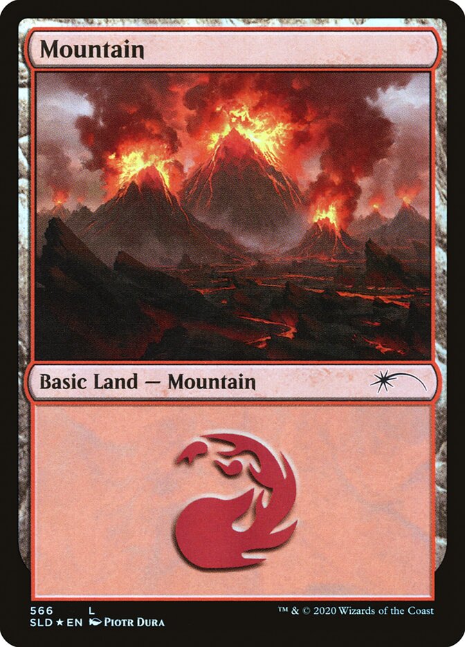 Mountain (Seismic) (566) [Secret Lair Drop Promos] | Good Games Cannington