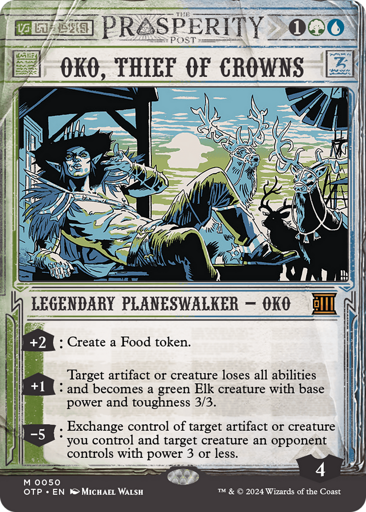 Oko, Thief of Crowns [Outlaws of Thunder Junction: Breaking News] | Good Games Cannington
