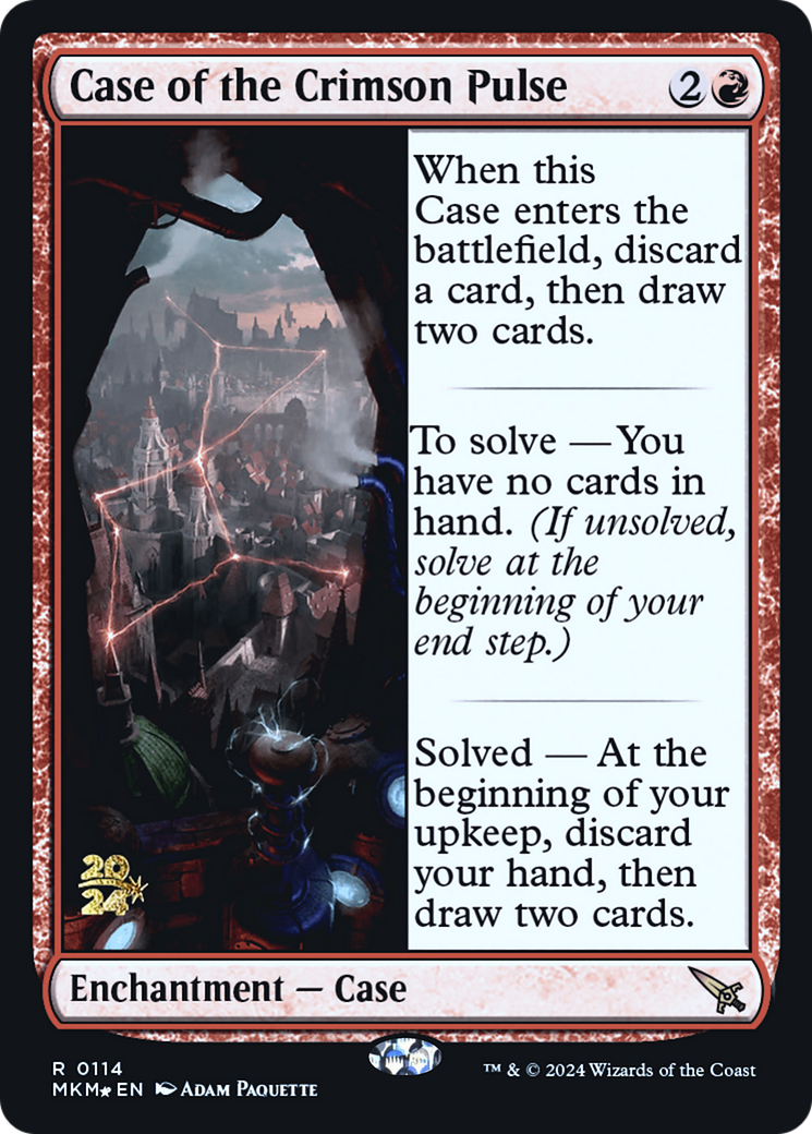 Case of the Crimson Pulse [Murders at Karlov Manor Prerelease Promos] | Good Games Cannington