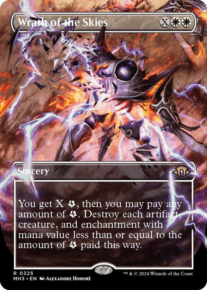 Wrath of the Skies Borderless 325 (Modern Horizons 3)  | Good Games Cannington