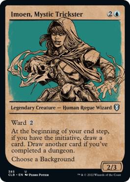 Imoen Mystic Trickster Showcase 385 (Commander Legends: Battle for Baldur's Gate)  | Good Games Cannington