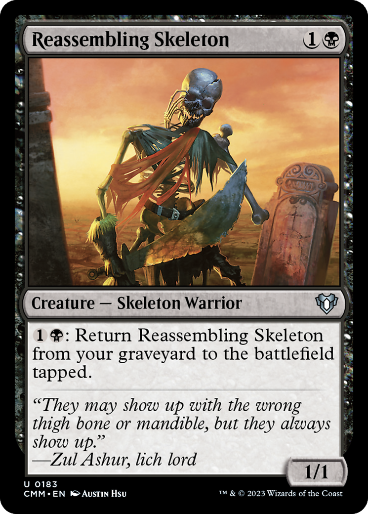Reassembling Skeleton [Commander Masters] | Good Games Cannington
