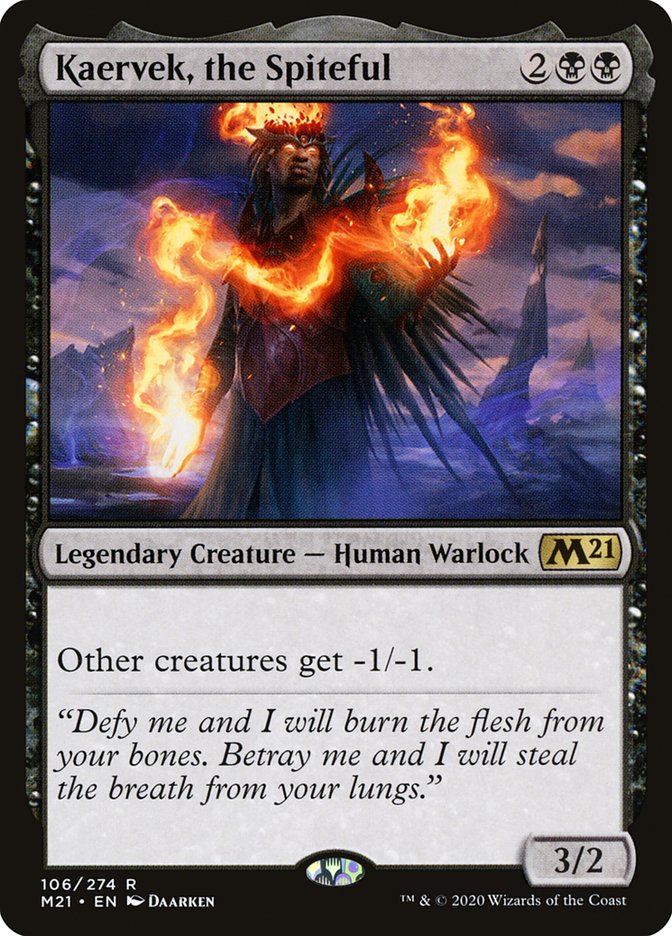 Kaervek, the Spiteful 106 (Core Set 2021)  - Foil | Good Games Cannington