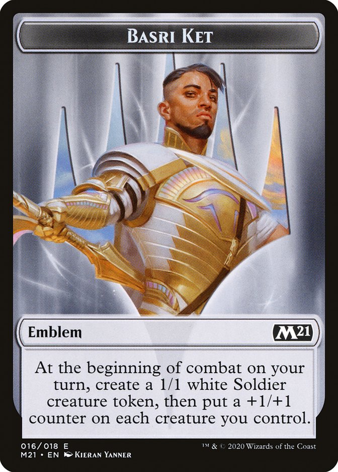 Basri Ket Emblem [Core Set 2021 Tokens] | Good Games Cannington