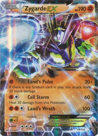 Zygarde EX (54/124) (Jumbo Card) [XY: Fates Collide] | Good Games Cannington