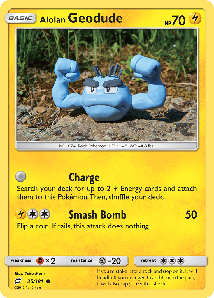 Alolan Geodude (35/181) [Sun & Moon: Team Up] | Good Games Cannington