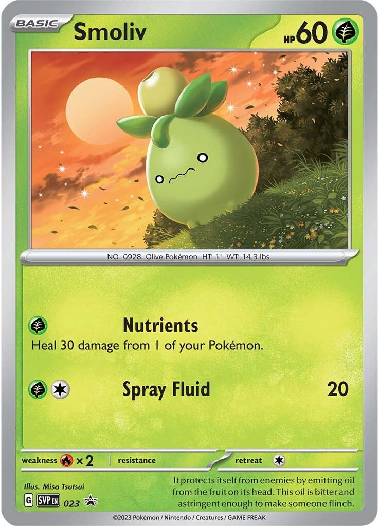 Smoliv (023) [Scarlet & Violet: Black Star Promos] | Good Games Cannington