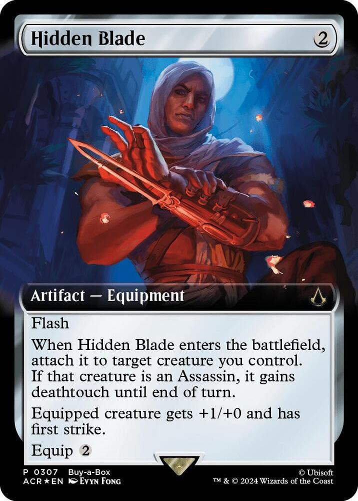 Hidden Blade Extended Art 307 (Buy-A-Box Promos)  - Foil | Good Games Cannington