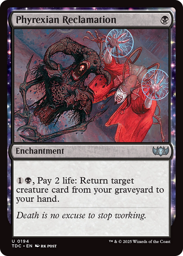 Phyrexian Reclamation [Tarkir: Dragonstorm Commander] | Good Games Cannington