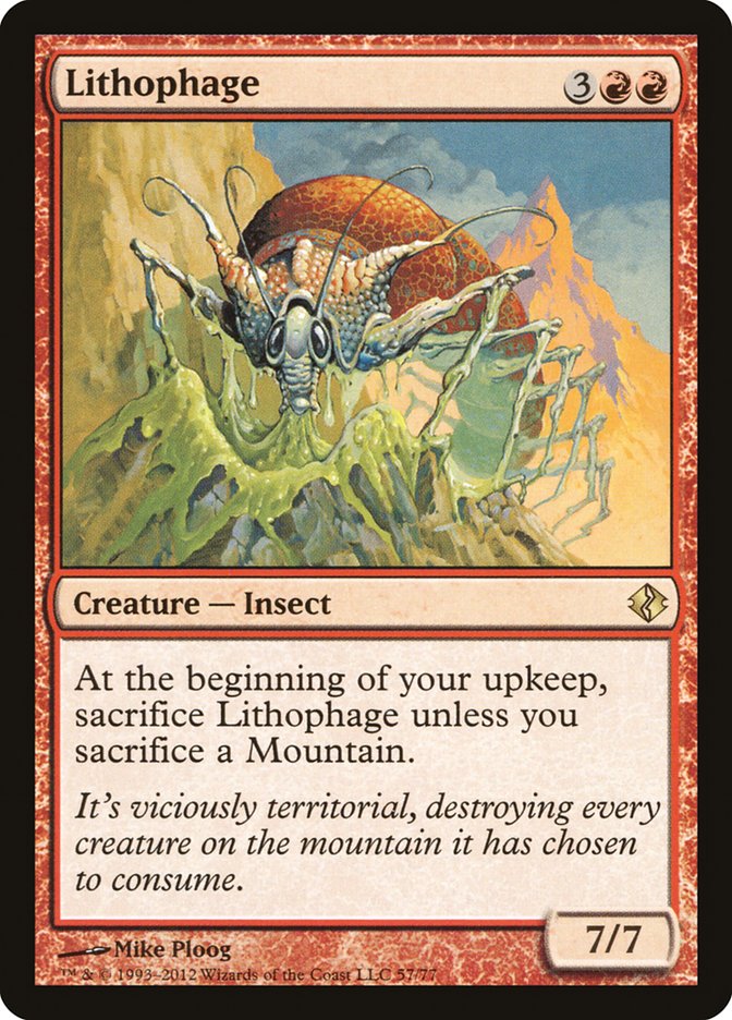 Lithophage [Duel Decks: Venser vs. Koth] | Good Games Cannington
