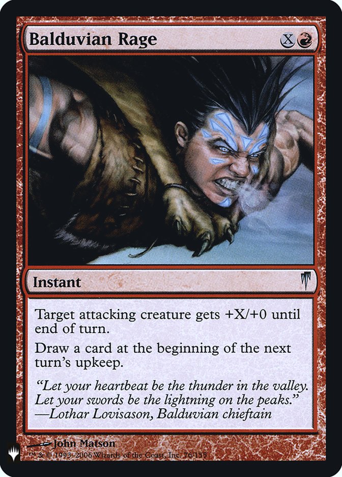 Balduvian Rage [Mystery Booster] | Good Games Cannington