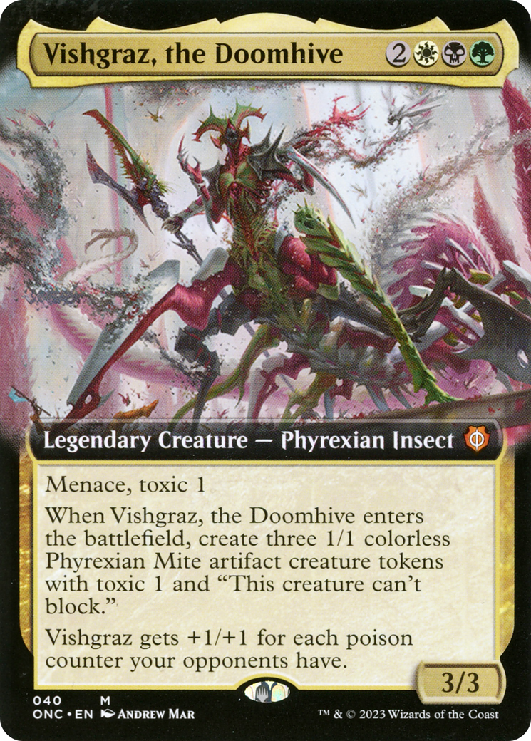 Vishgraz, the Doomhive (Extended Art) [Phyrexia: All Will Be One Commander] | Good Games Cannington