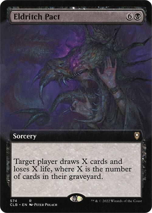 Eldritch Pact Extended Art 574 (Commander Legends: Battle for Baldur's Gate)  - Foil | Good Games Cannington