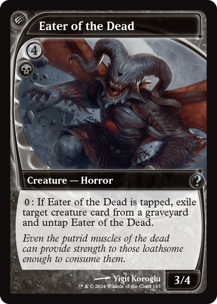 Eater of the Dead (Future Sight) [Mystery Booster 2] | Good Games Cannington