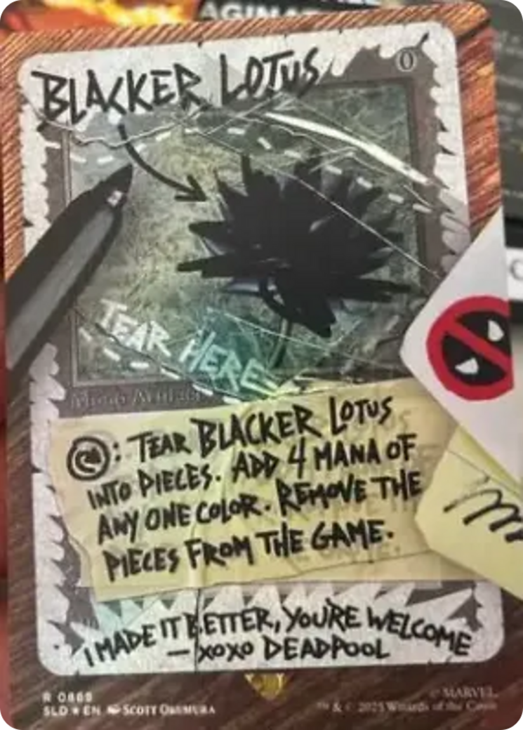 Blacker Lotus (Rainbow Foil) [Secret Lair Drop Series] | Good Games Cannington