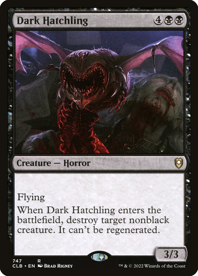 Dark Hatchling 747 (Commander Legends: Battle for Baldur's Gate)  | Good Games Cannington