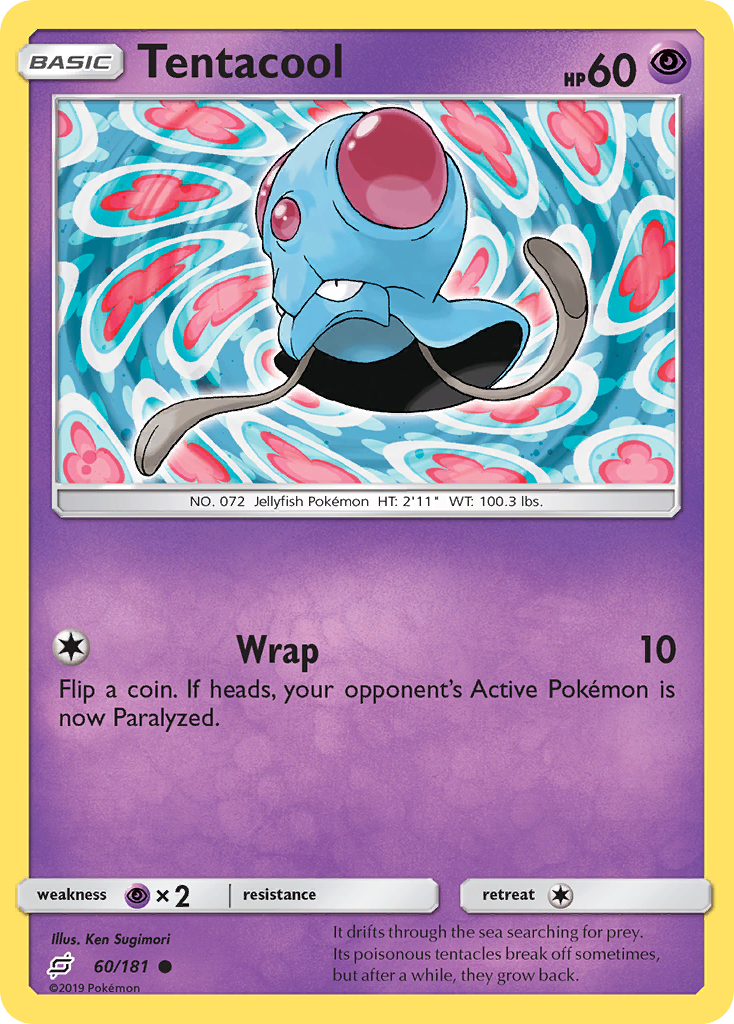 Tentacool (60/181) [Sun & Moon: Team Up] | Good Games Cannington