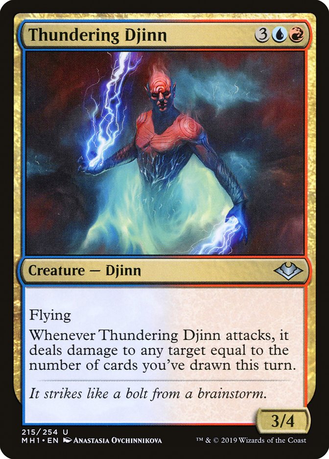 Thundering Djinn 215/254 (Modern Horizons)  | Good Games Cannington