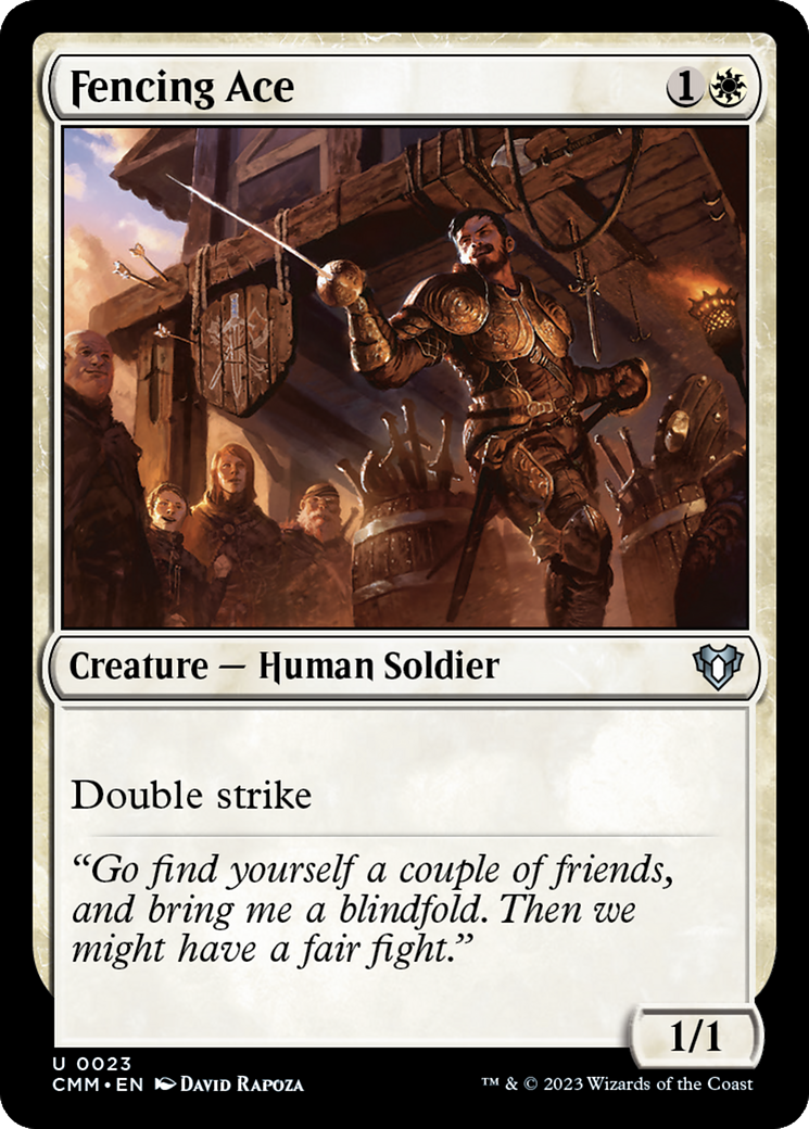 Fencing Ace [Commander Masters] | Good Games Cannington
