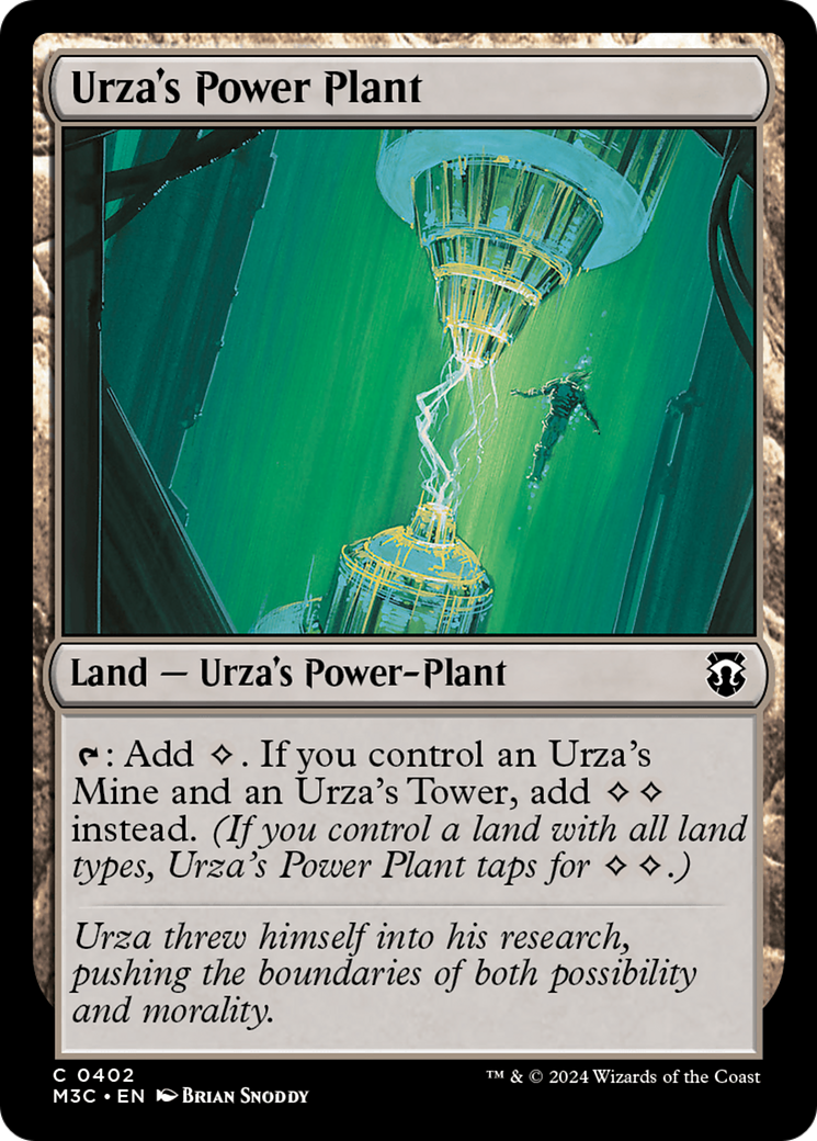 Urza's Power Plant (Ripple Foil) [Modern Horizons 3 Commander] | Good Games Cannington