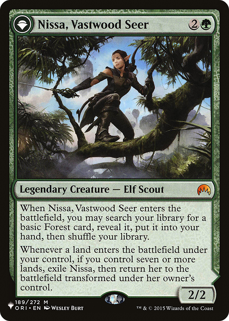 Nissa, Vastwood Seer // Nissa, Sage Animist [Secret Lair: From Cute to Brute] | Good Games Cannington