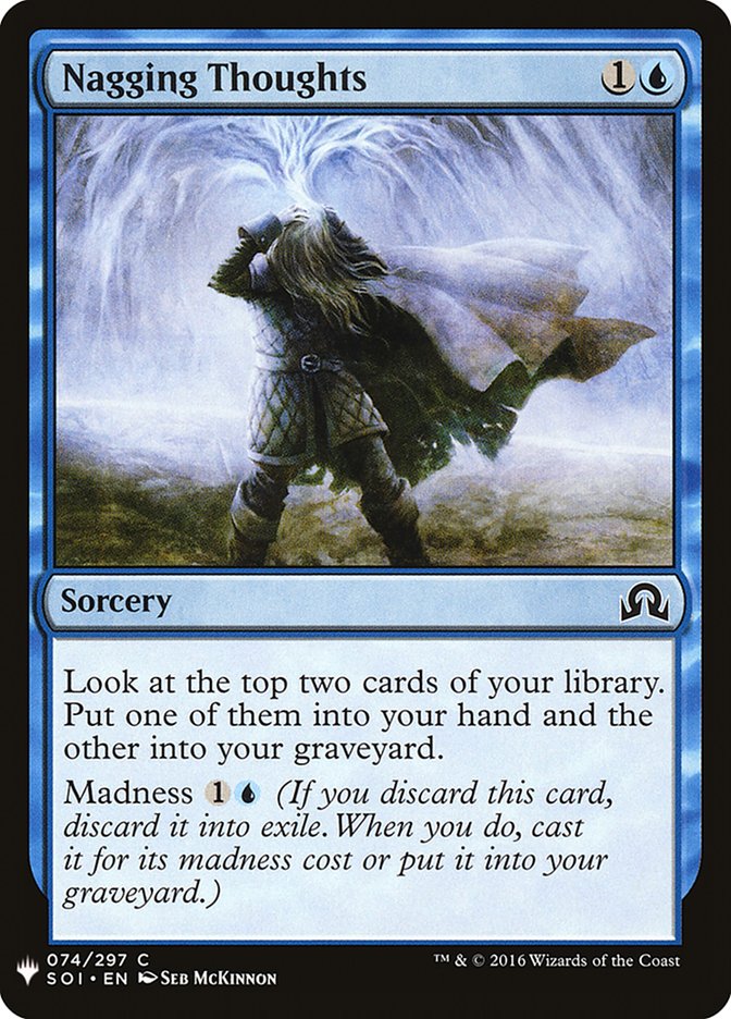 Nagging Thoughts [Mystery Booster] | Good Games Cannington