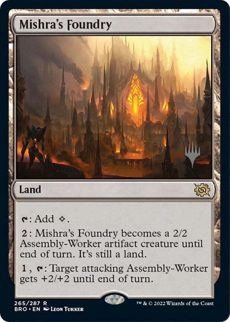 Mishra's Foundry (Promo Pack) [The Brothers' War Promos] | Good Games Cannington