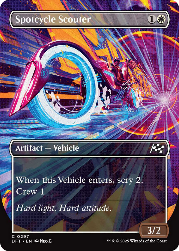 Spotcycle Scouter (Borderless) [Aetherdrift] | Good Games Cannington