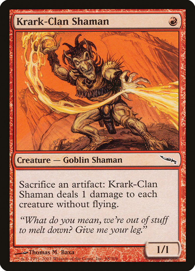 Krark-Clan Shaman 98/306 (Mirrodin)  | Good Games Cannington