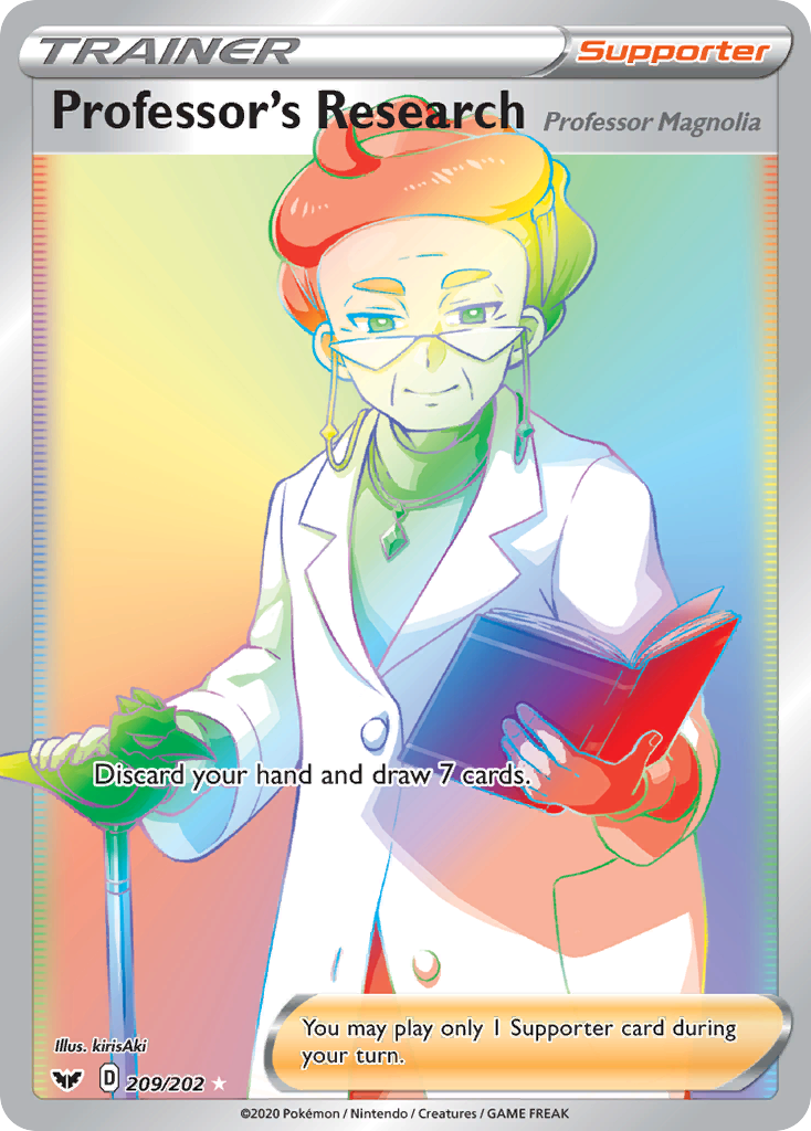 Professor's Research (209/202) [Sword & Shield: Base Set] | Good Games Cannington