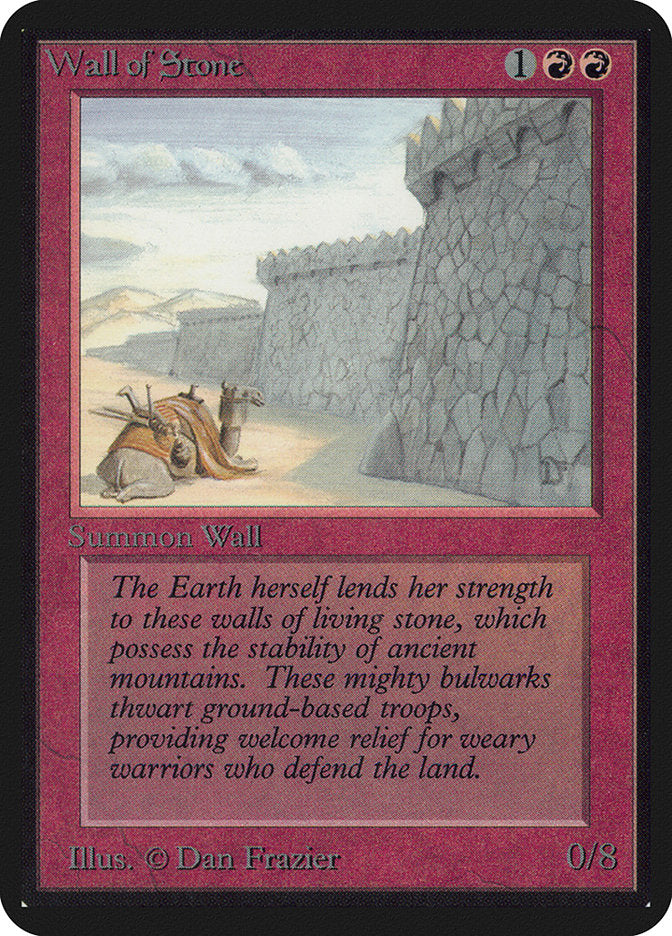 Wall of Stone [Alpha Edition] | Good Games Cannington