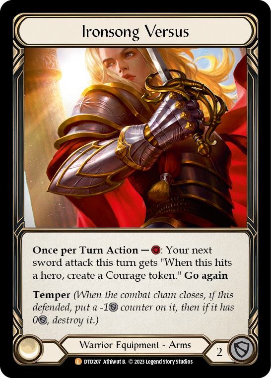 Ironsong Versus [DTD207] (Dusk Till Dawn)  Cold Foil | Good Games Cannington