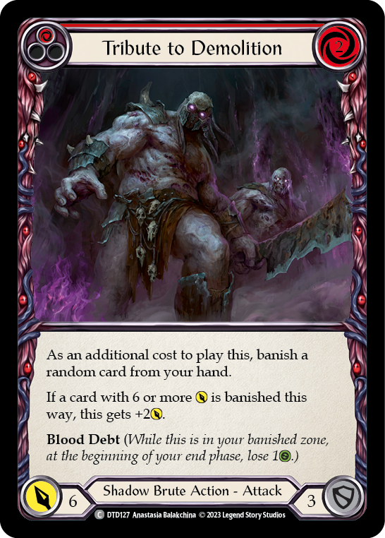 Tribute to Demolition (Red) [DTD127] (Dusk Till Dawn)  Rainbow Foil | Good Games Cannington