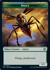 Beast (011) // Insect Double-Sided Token [Commander 2021 Tokens] | Good Games Cannington
