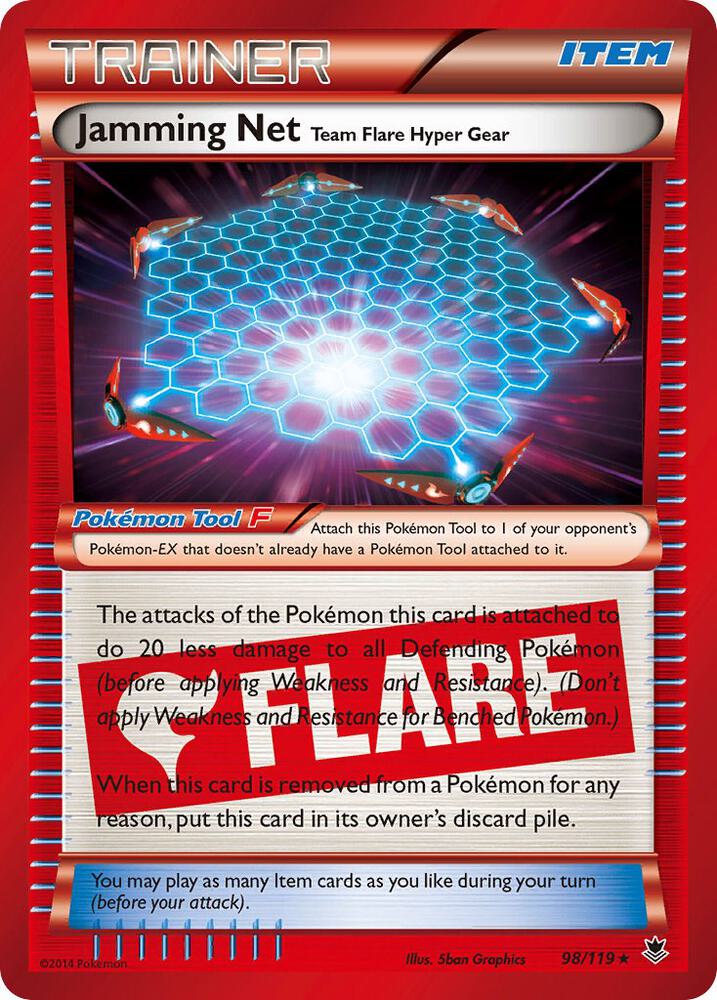 Jamming Net 98/119 (XY - Phantom Forces)  - Holofoil | Good Games Cannington
