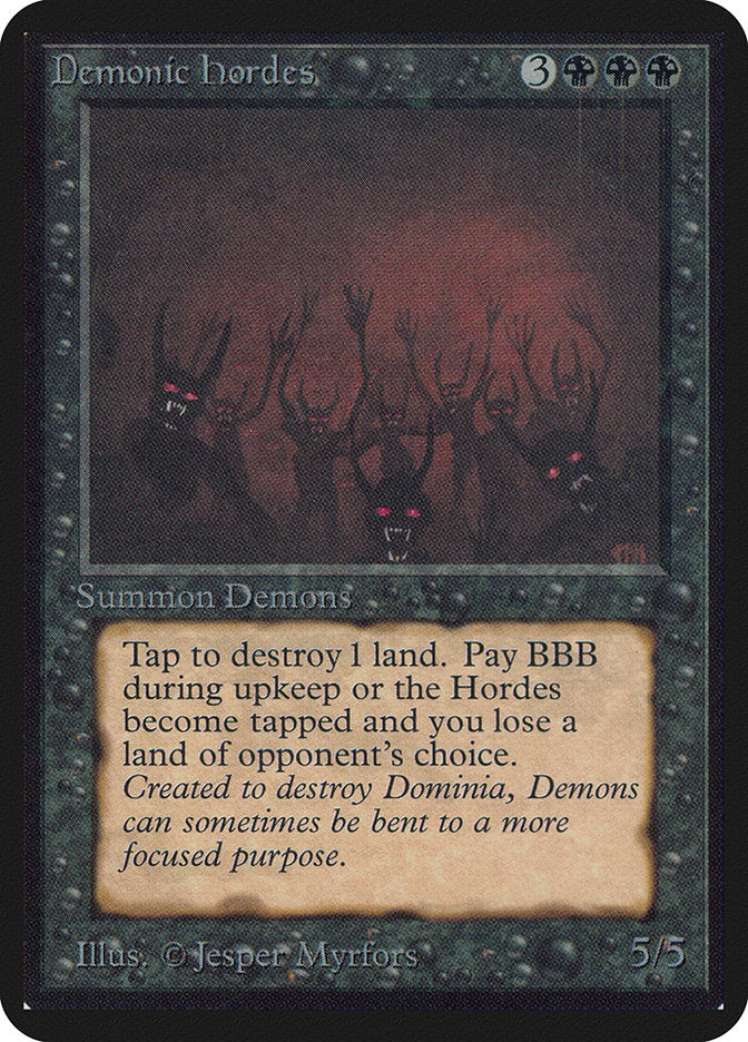 Demonic Hordes [Alpha Edition] | Good Games Cannington