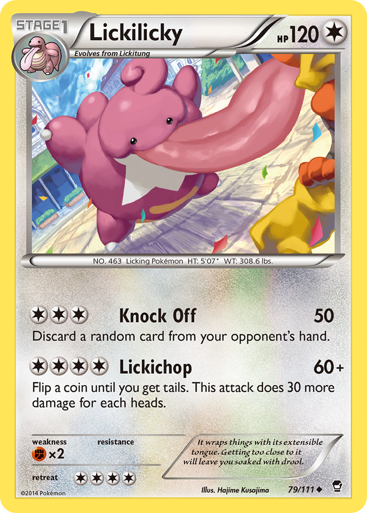 Lickilicky (79/111) [XY: Furious Fists] | Good Games Cannington
