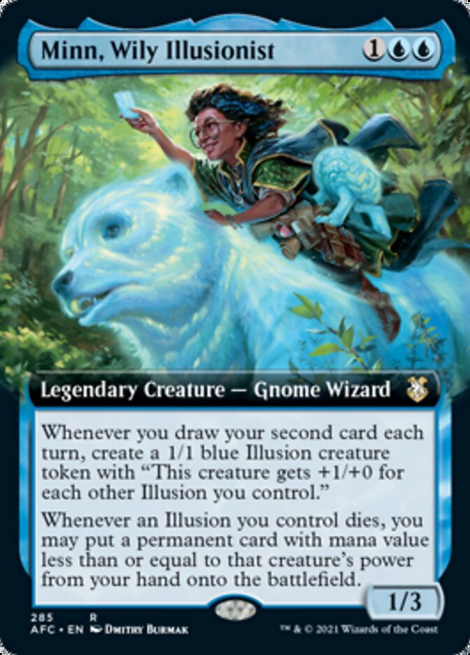 Minn, Wily Illusionist (Extended Art) [Dungeons & Dragons: Adventures in the Forgotten Realms Commander] | Good Games Cannington