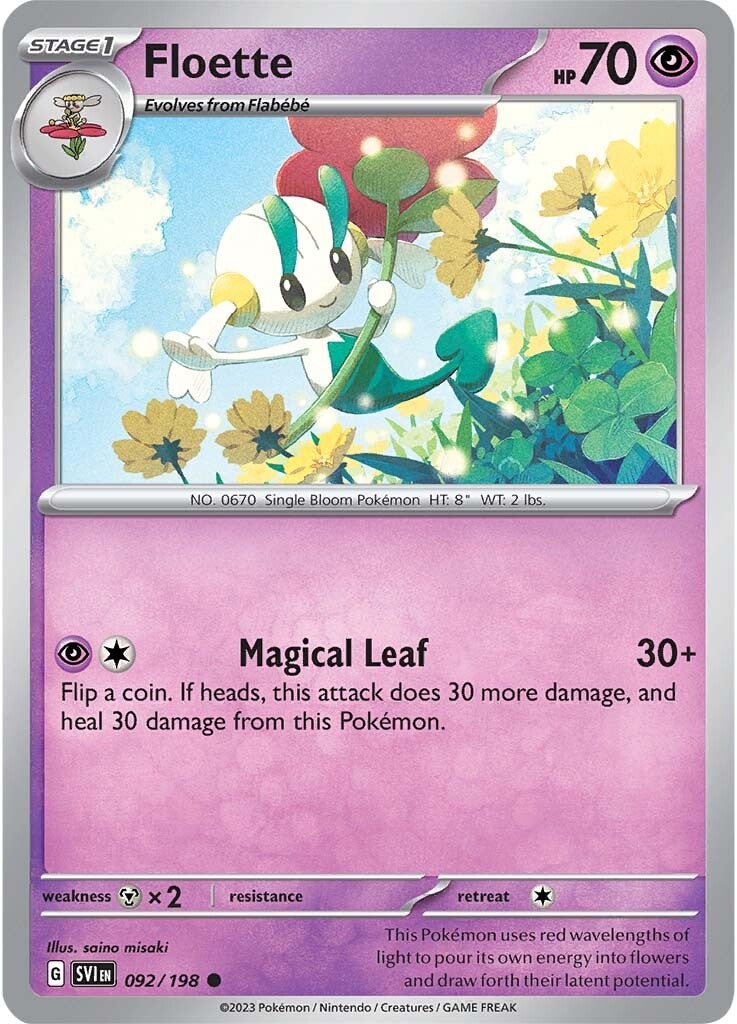 Floette (092/198) [Scarlet & Violet: Base Set] | Good Games Cannington