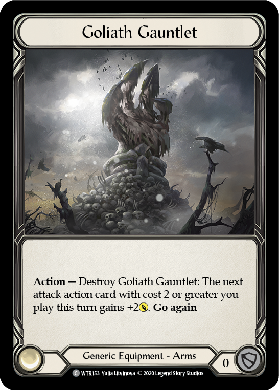Goliath Gauntlet [U-WTR153] (Welcome to Rathe Unlimited)  Unlimited Rainbow Foil | Good Games Cannington