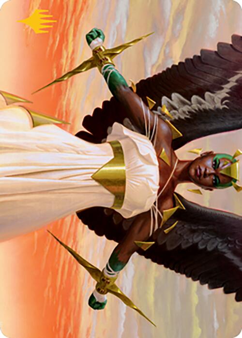 Glorious Enforcer Art Card (Gold-Stamped Signature) [Modern Horizons 2 Art Series] | Good Games Cannington