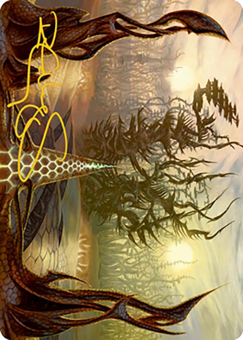 Thornglint Bridge Art Card (Gold-Stamped Signature) [Modern Horizons 2 Art Series] | Good Games Cannington