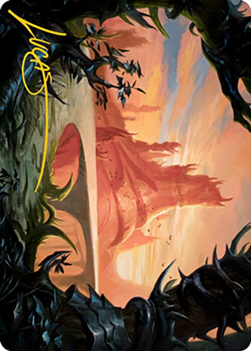 Slagwoods Bridge Art Card (Gold-Stamped Signature) [Modern Horizons 2 Art Series] | Good Games Cannington