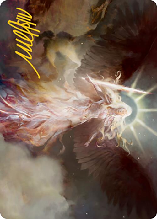Serra's Emissary Art Card (Gold-Stamped Signature) [Modern Horizons 2 Art Series] | Good Games Cannington