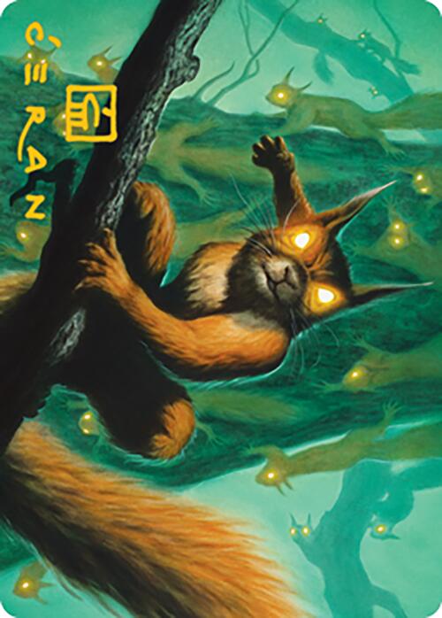 Chatterstorm Art Card (Gold-Stamped Signature) [Modern Horizons 2 Art Series] | Good Games Cannington