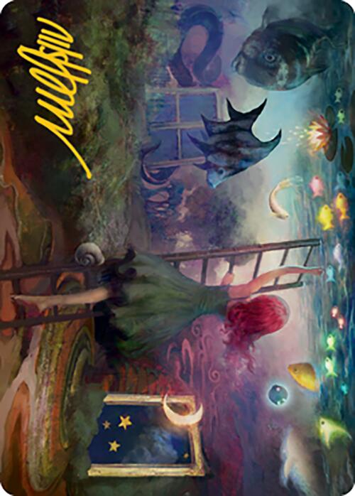 Lucid Dreams Art Card (Gold-Stamped Signature) [Modern Horizons 2 Art Series] | Good Games Cannington