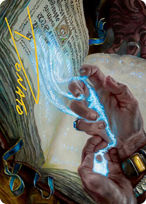 Mystic Redaction Art Card (Gold-Stamped Signature) [Modern Horizons 2 Art Series] | Good Games Cannington